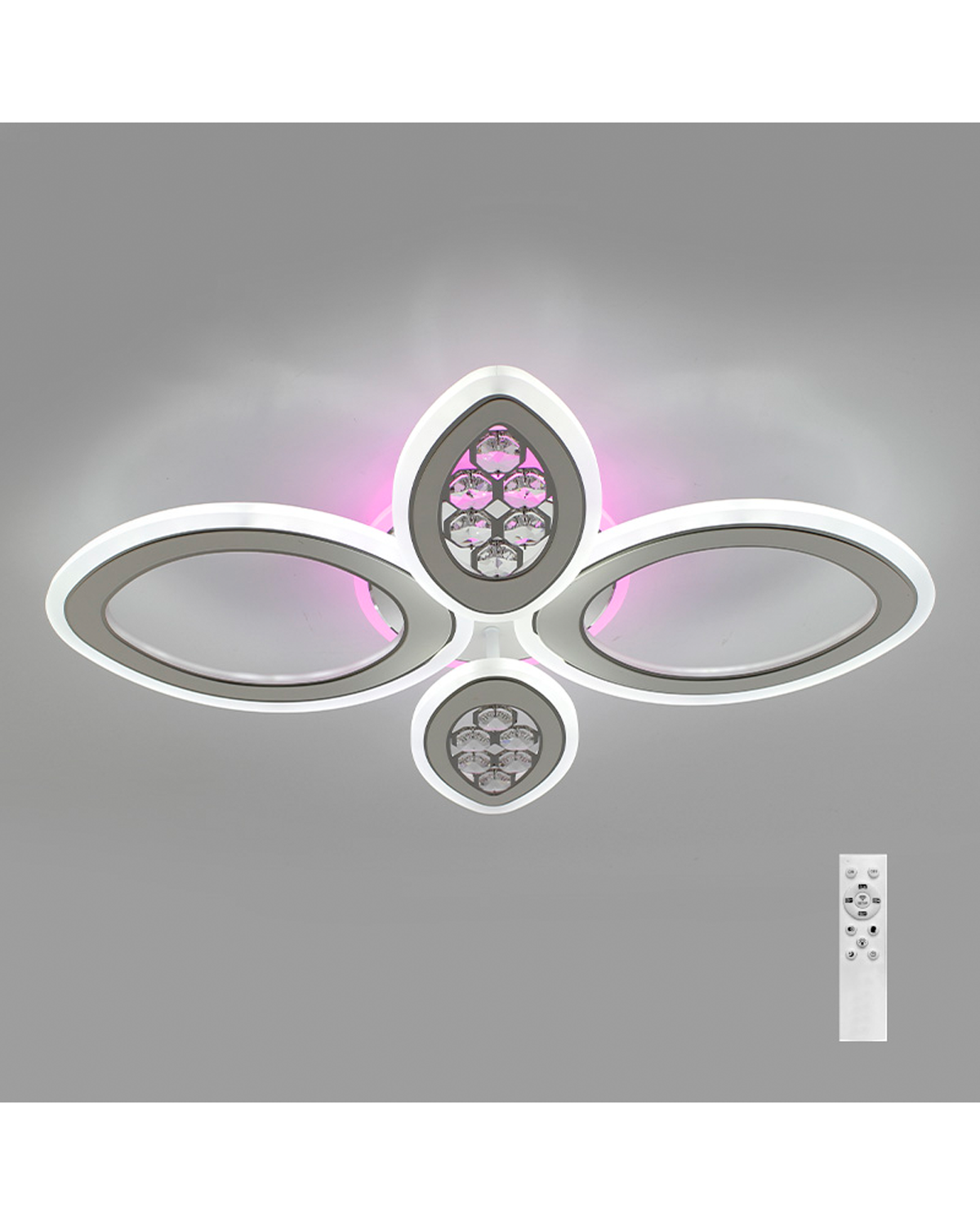 Изображение товара Люстра потолочная светодиодная ESTARES OVAL УУ000004397 15 м² изменение цвета RGB цвет белый