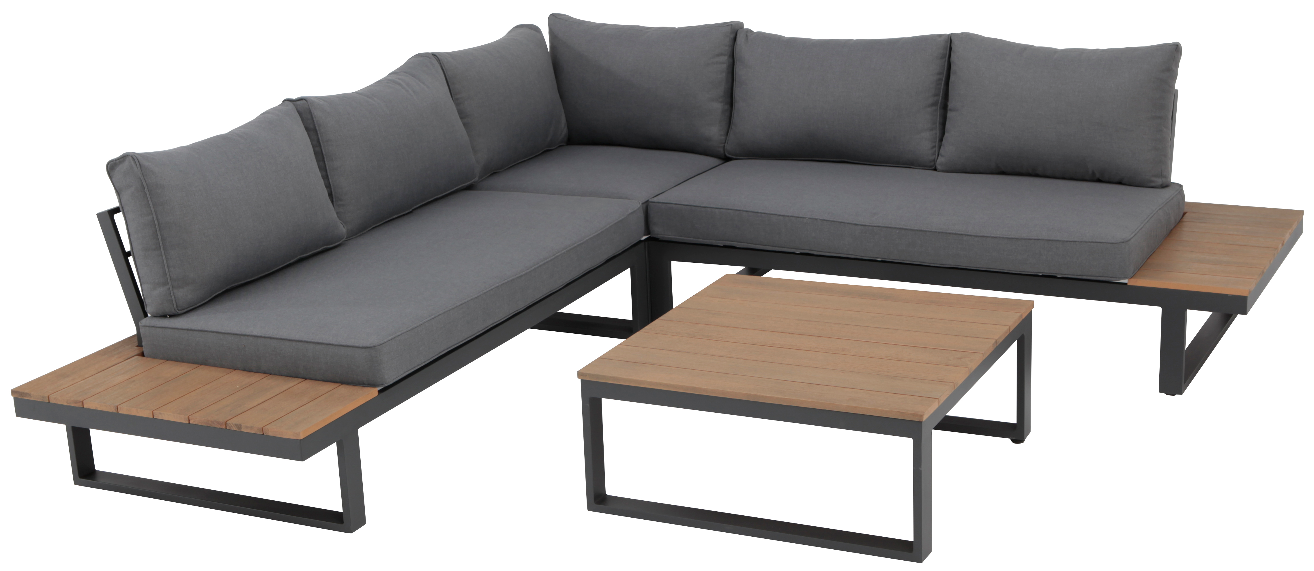 Изображение товара Угловой набор садовой мебели New San Diego из металла и эвкалипта