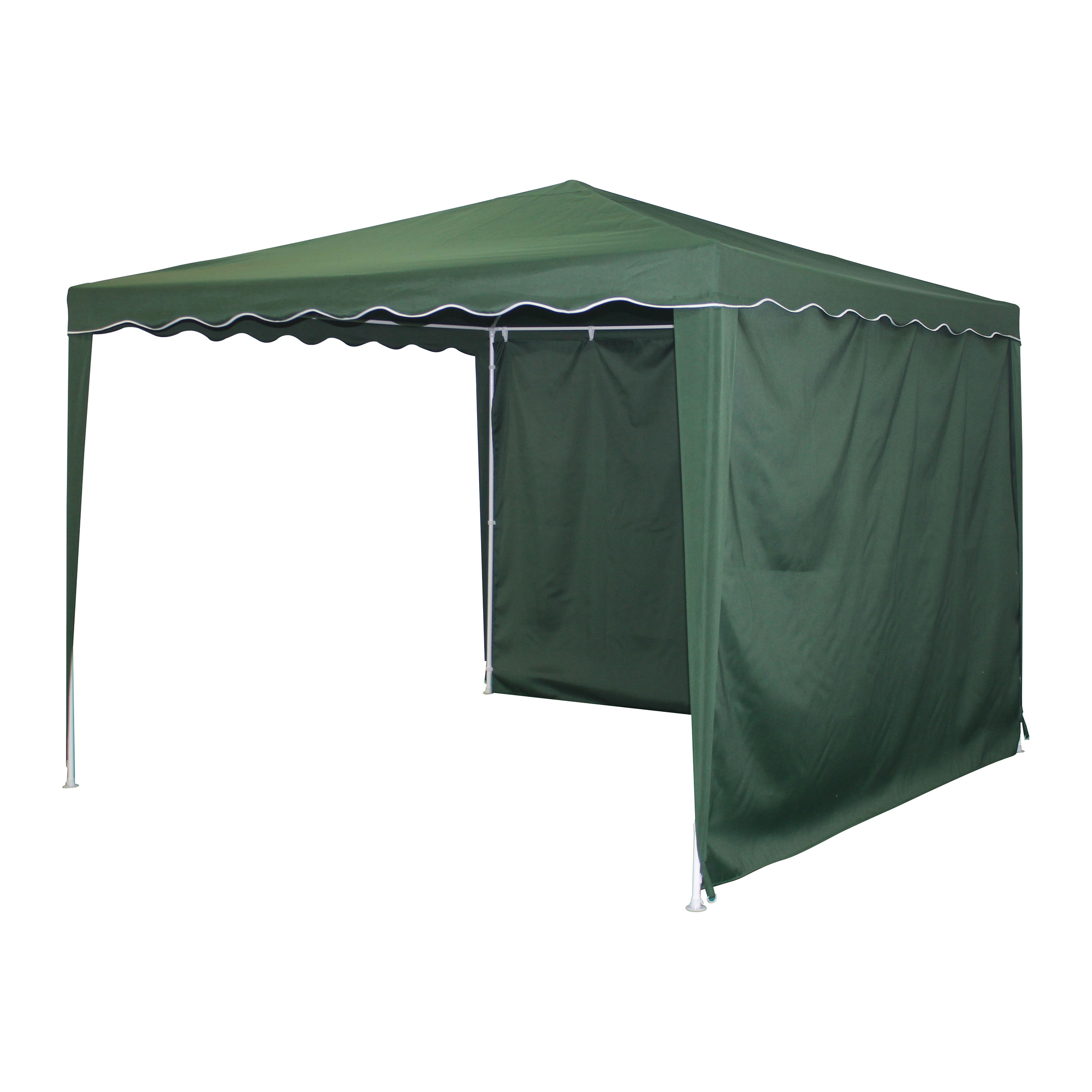 Изображение товара Шторы для тента 160G 3x2 м тёмно-зелёные, 2 шт.