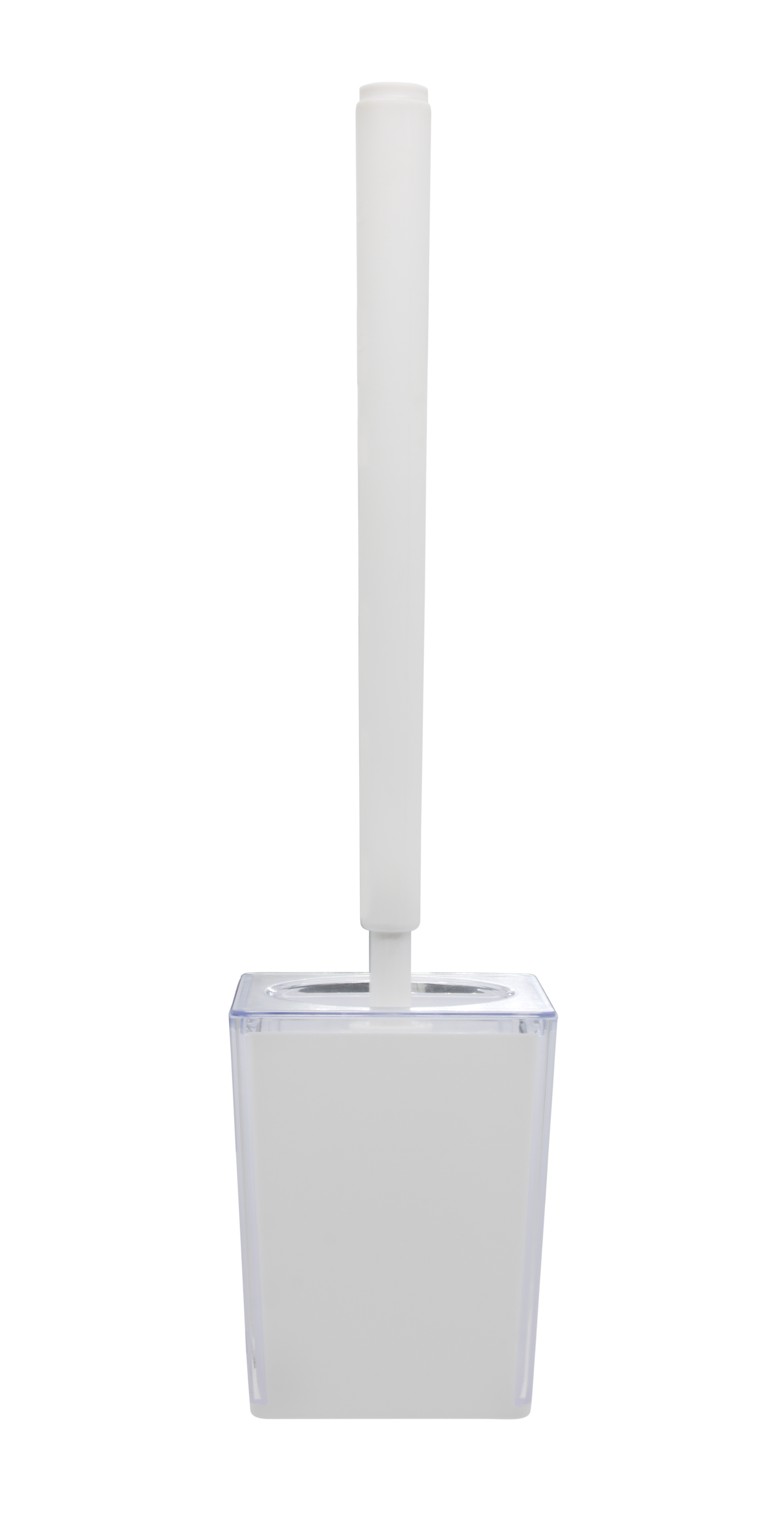 Изображение товара Ёршик для унитаза Berossi Spacy белый компактный пластиковый с глянцевым покрытием