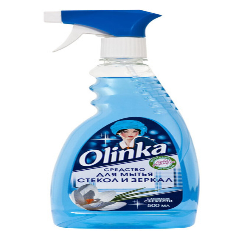 Изображение товара Средство для мытья стекол и зеркал Olinka Свежесть 0.5 л