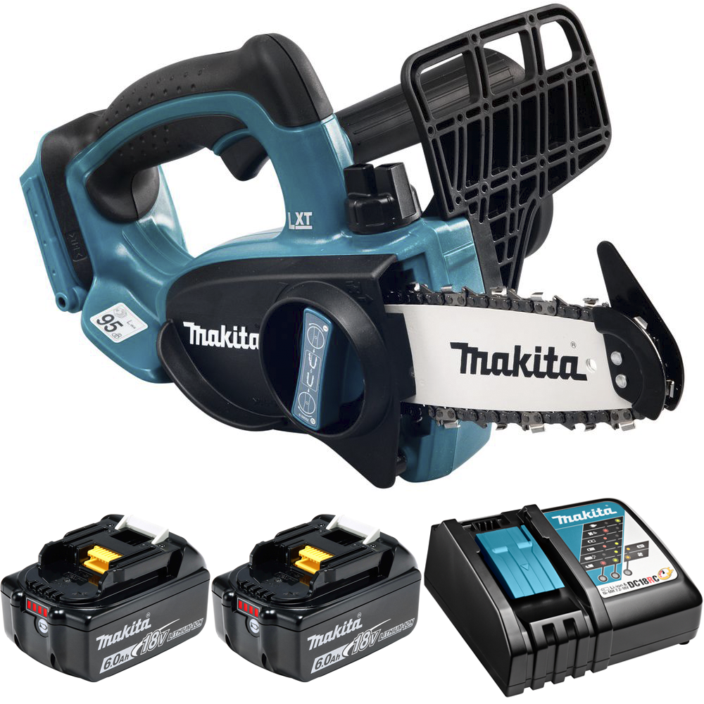 Изображение товара Аккумуляторная цепная пила Makita DUC122 18 В шина 11.5 см литий-ионный комплект