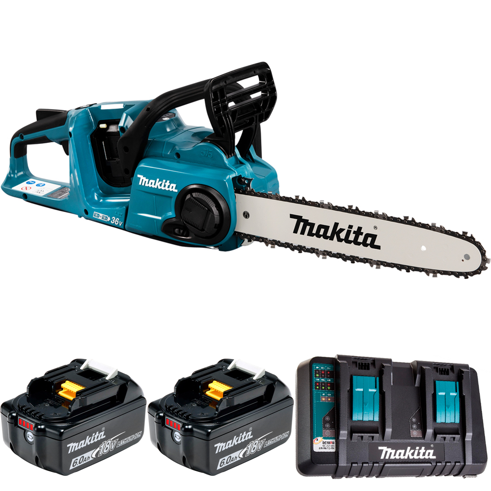 Изображение товара Аккумуляторная пила Makita DUC353PG2 с бесщеточным двигателем