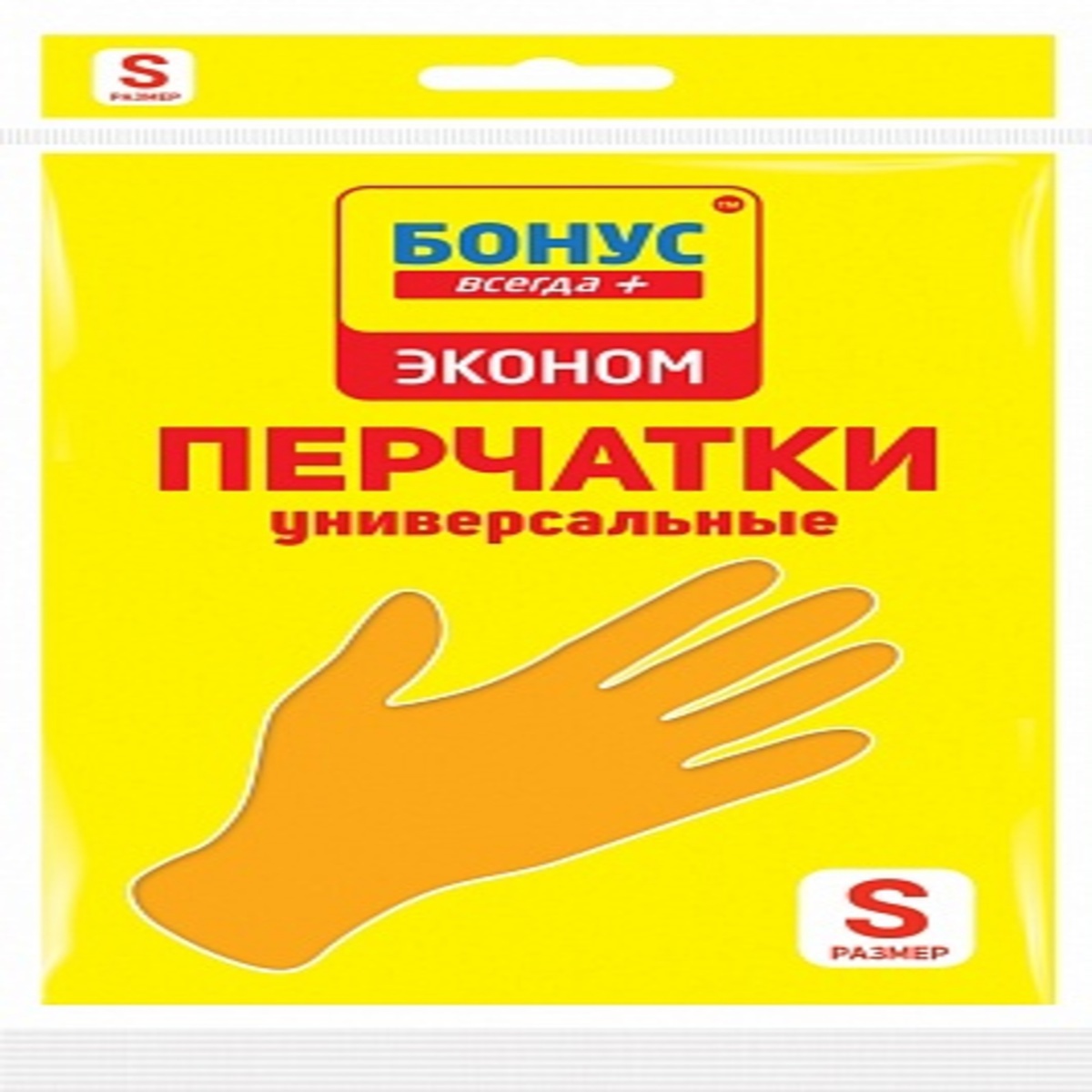 Изображение товара Перчатки латексные Бонус 17100155, размер 7 / S