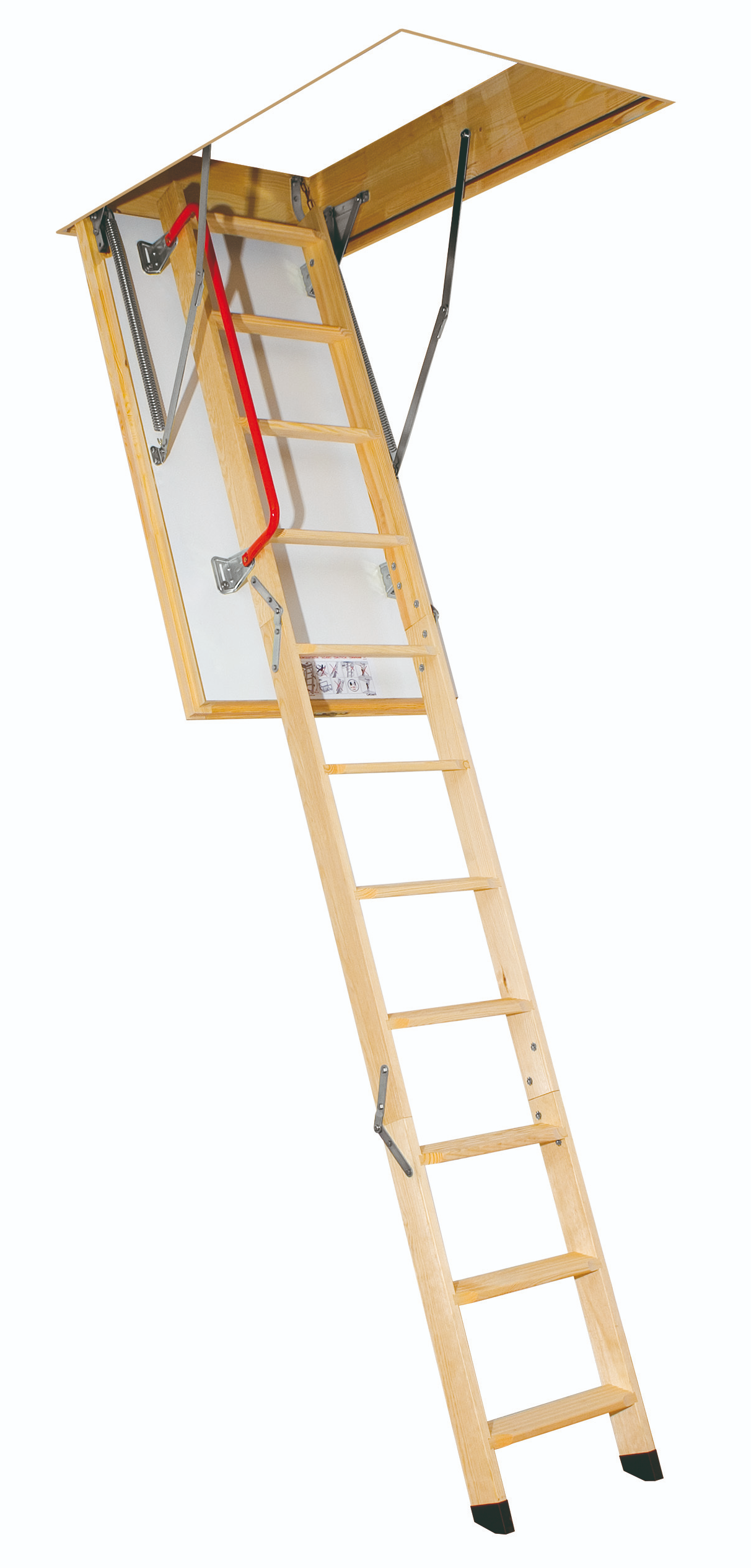 Изображение товара Лестница чердачная складная FAKRO LTK 2.8 м 70х140 см с секциями