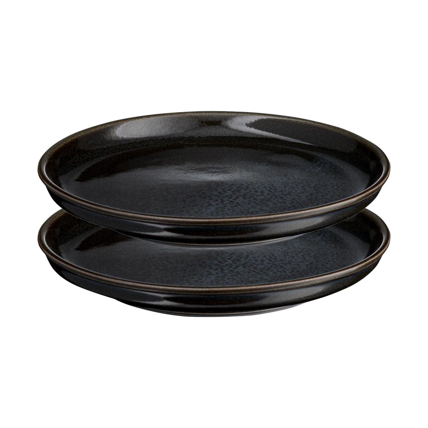 Изображение товара Тарелка круглая 16 см LIBERTY JONES Cosmic Kitchen фарфор черный