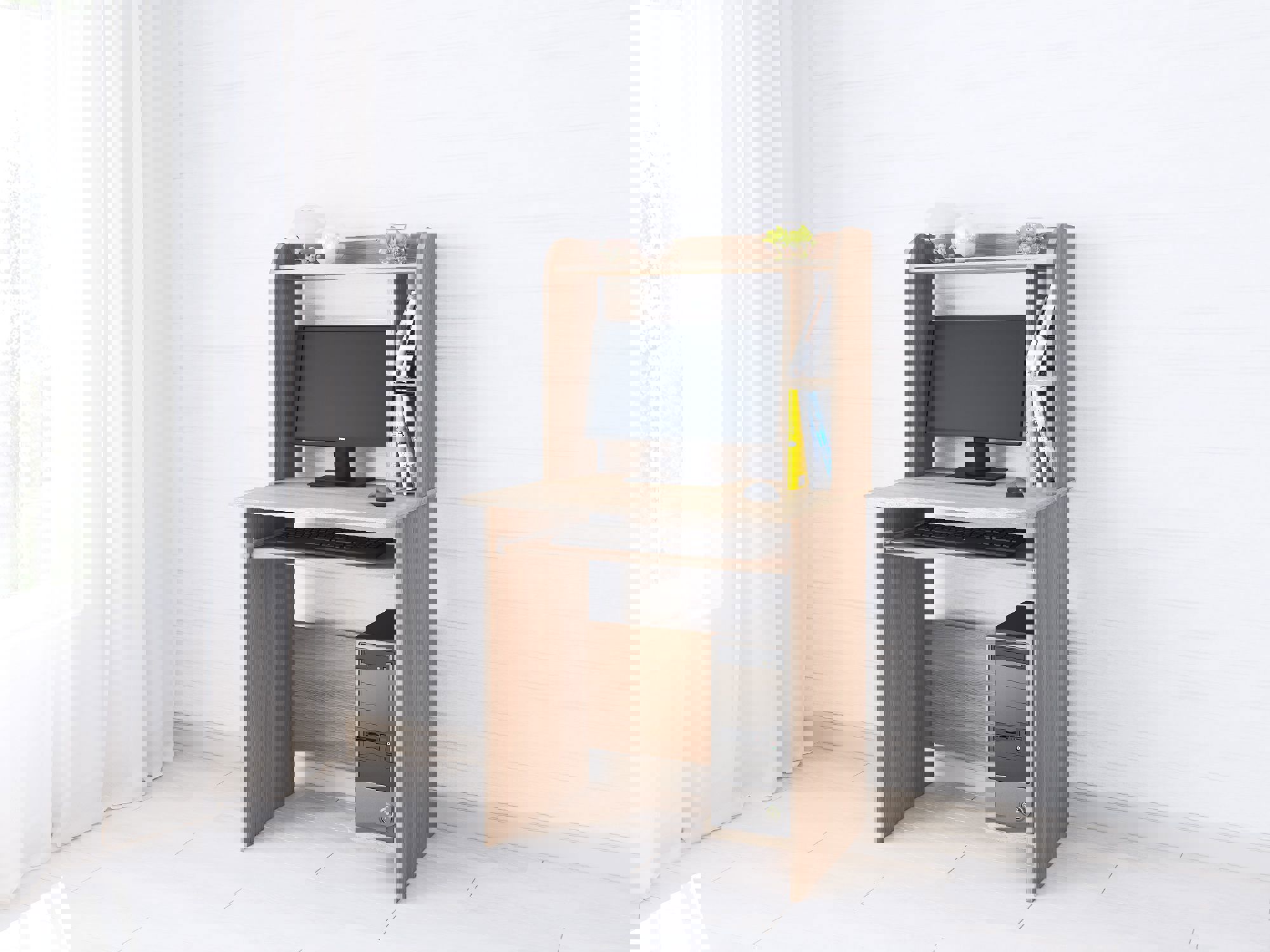 Изображение товара Компьютерный стол ТЭКС Грета-1 70x130 см ЛДСП дуб сонома