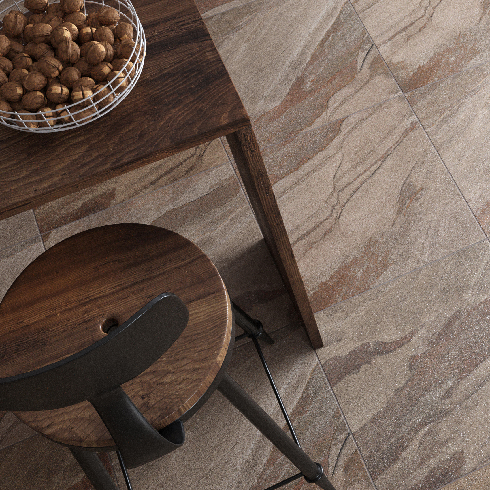 Изображение товара Керамогранит Slate Gold 47x47 см 1.55 м² коричневый для внутреннего и наружного применения