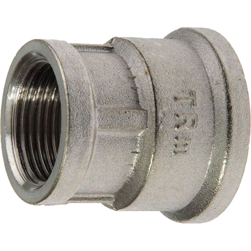 Изображение товара Муфта переходная TERMA 1/2x3/8 латунь Никелированная Китай