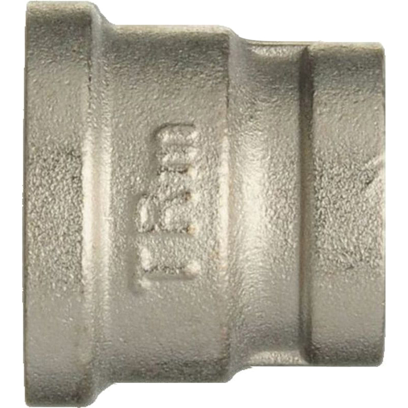 Изображение товара Муфта переходная TERMA 1/2x3/4 дюйма латунь никелированная для водопровода