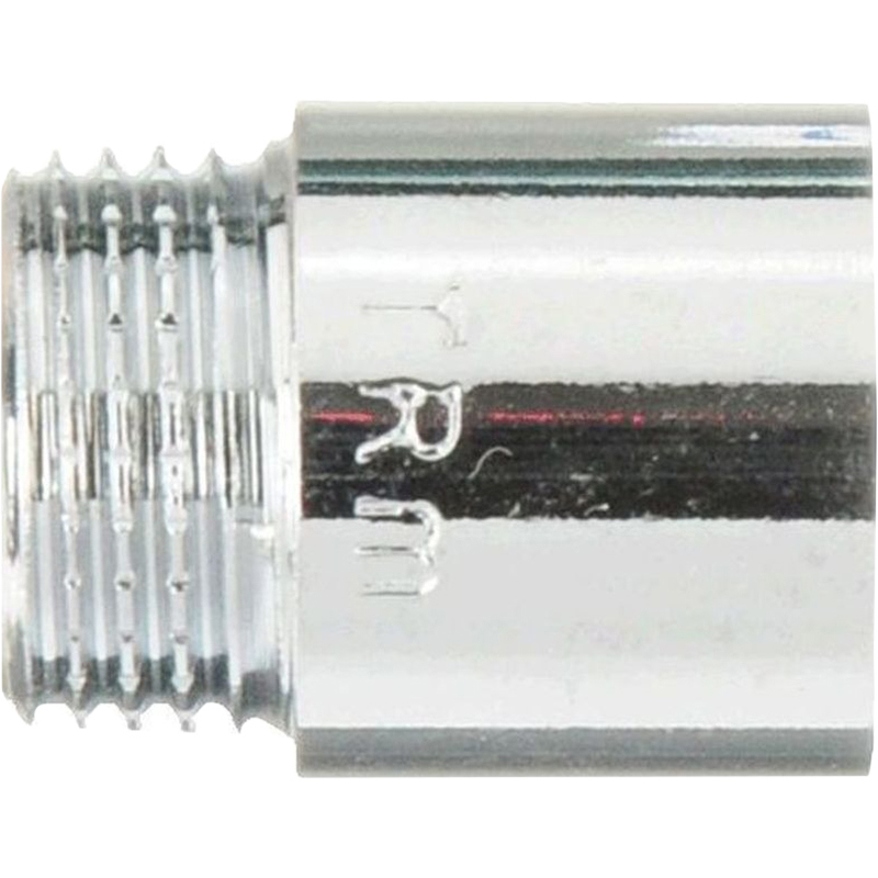 Изображение товара Удлинитель для трубы 1/2 подготовка к монтажу из латуни с никелированием