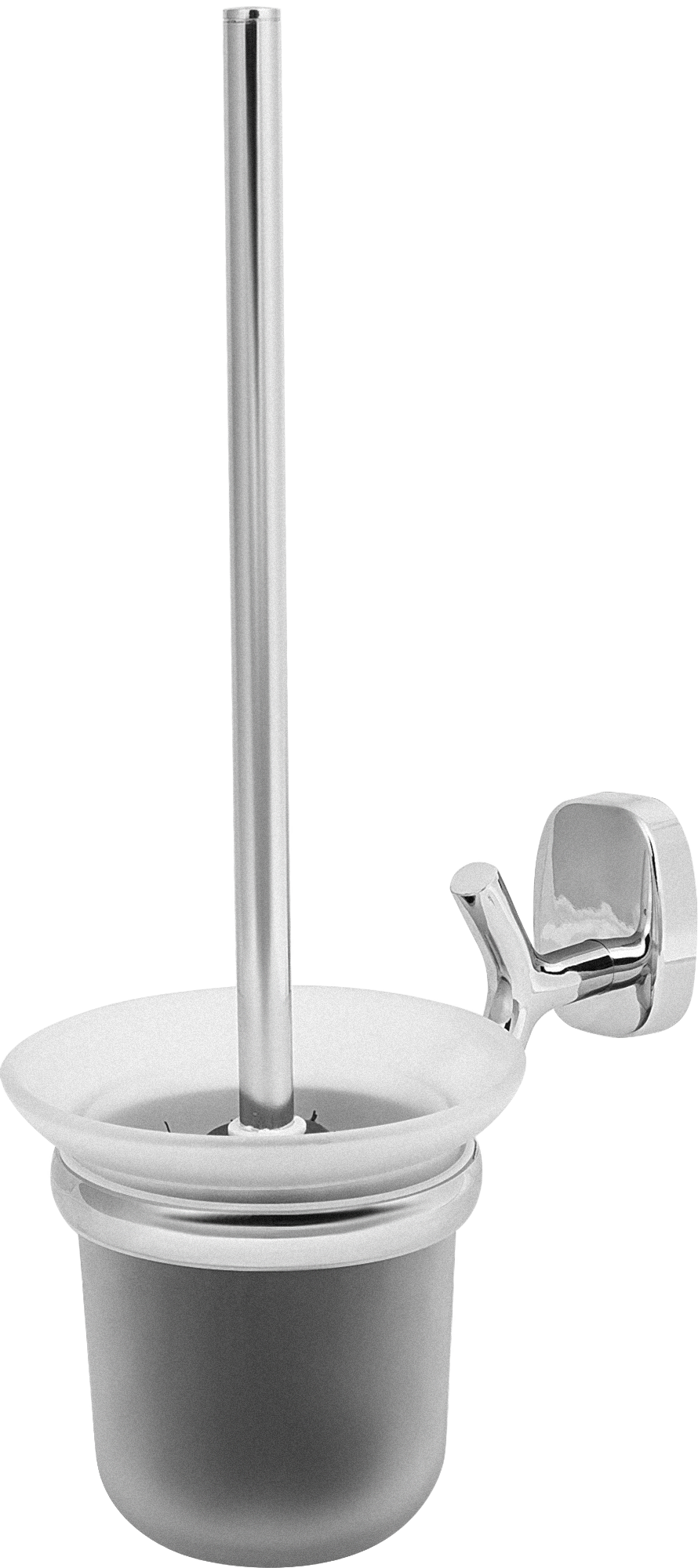 Изображение товара Держатель ершика для унитаза Lemer Nature стекло цвет хром/стекло