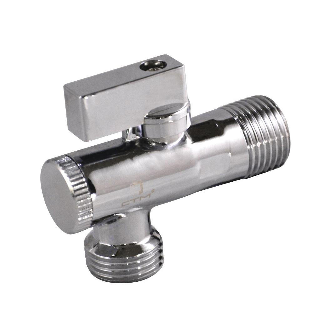 Изображение товара Кран шаровой СТМ 208378 1/2" с фильтром, хромированный, латунь, Китай