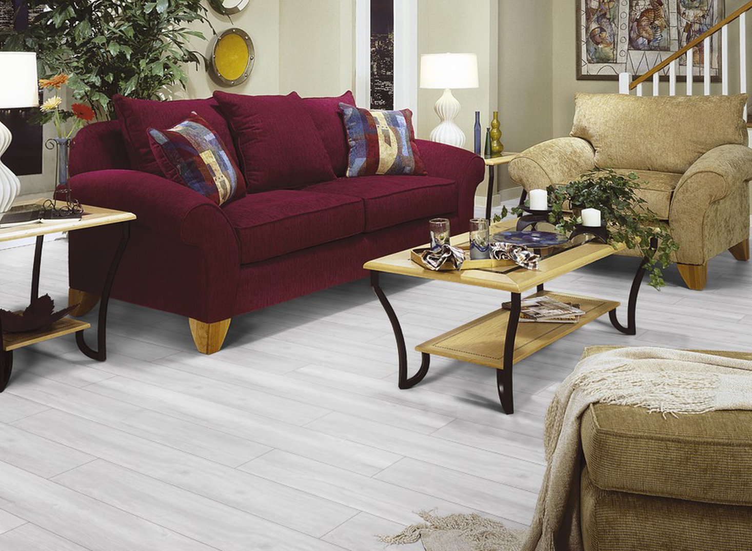 Изображение товара Ламинат Kronopol D3880 Lily Ash 33 класс 10 мм с фаской 1.59 м² Польша