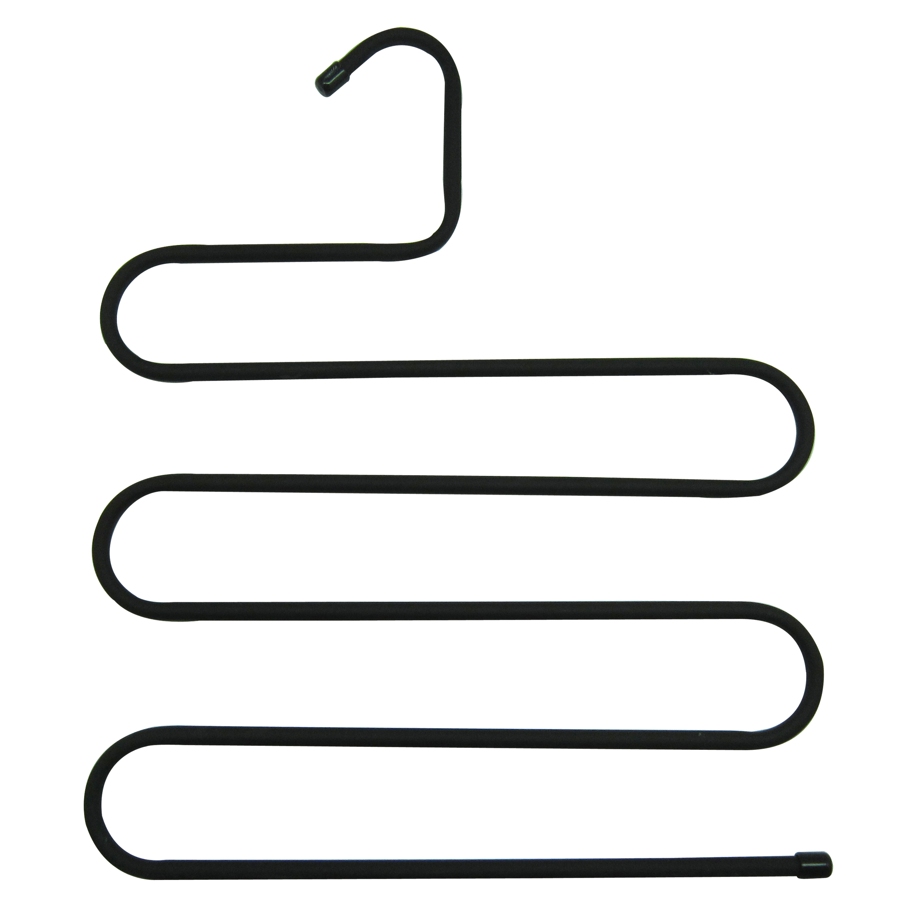 Изображение товара Вешалка для брюк Spaceo 31 см металл с покрытием soft touch черный