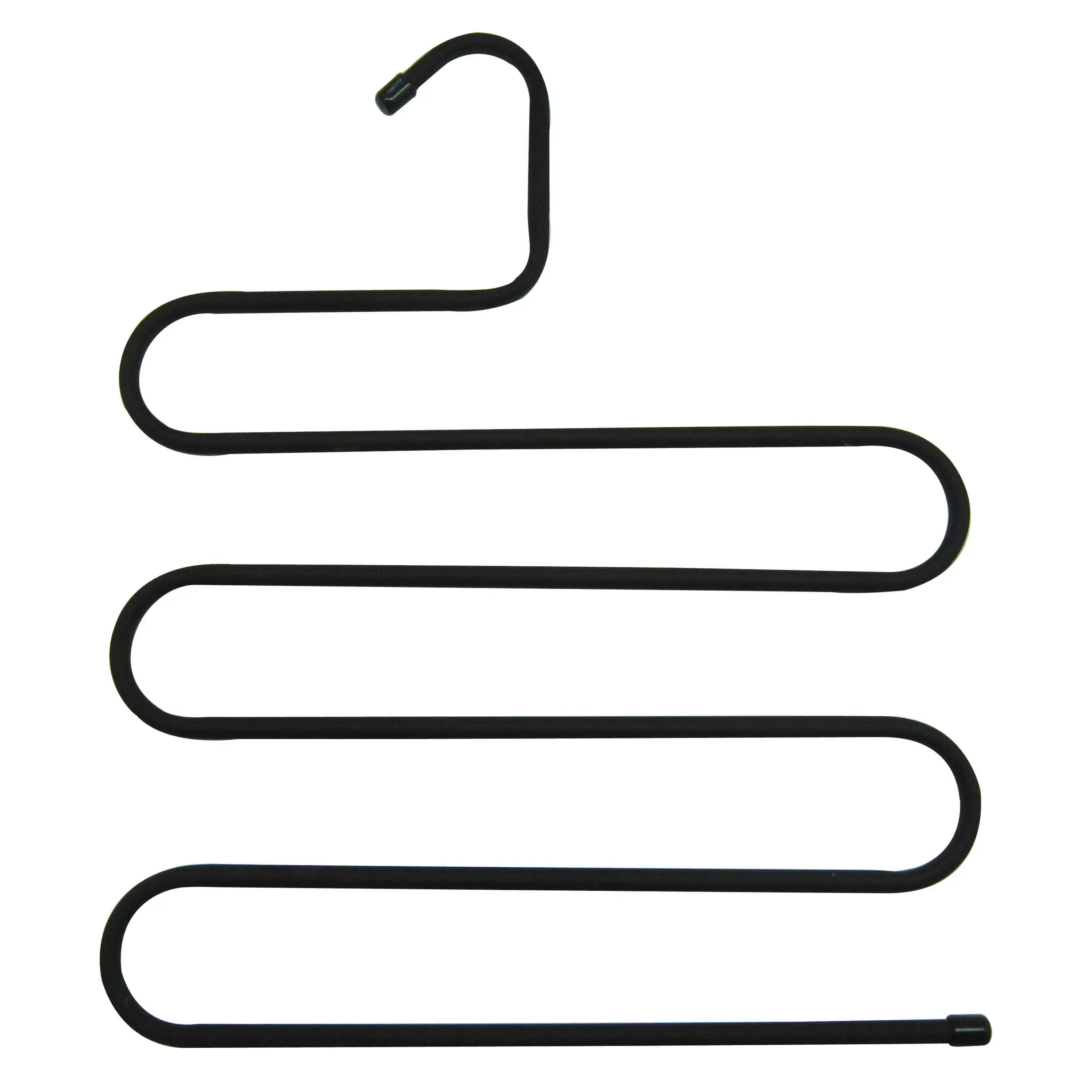 Вешалка для брюк Spaceo 31 см металл с покрытием soft touch цвет чёрный