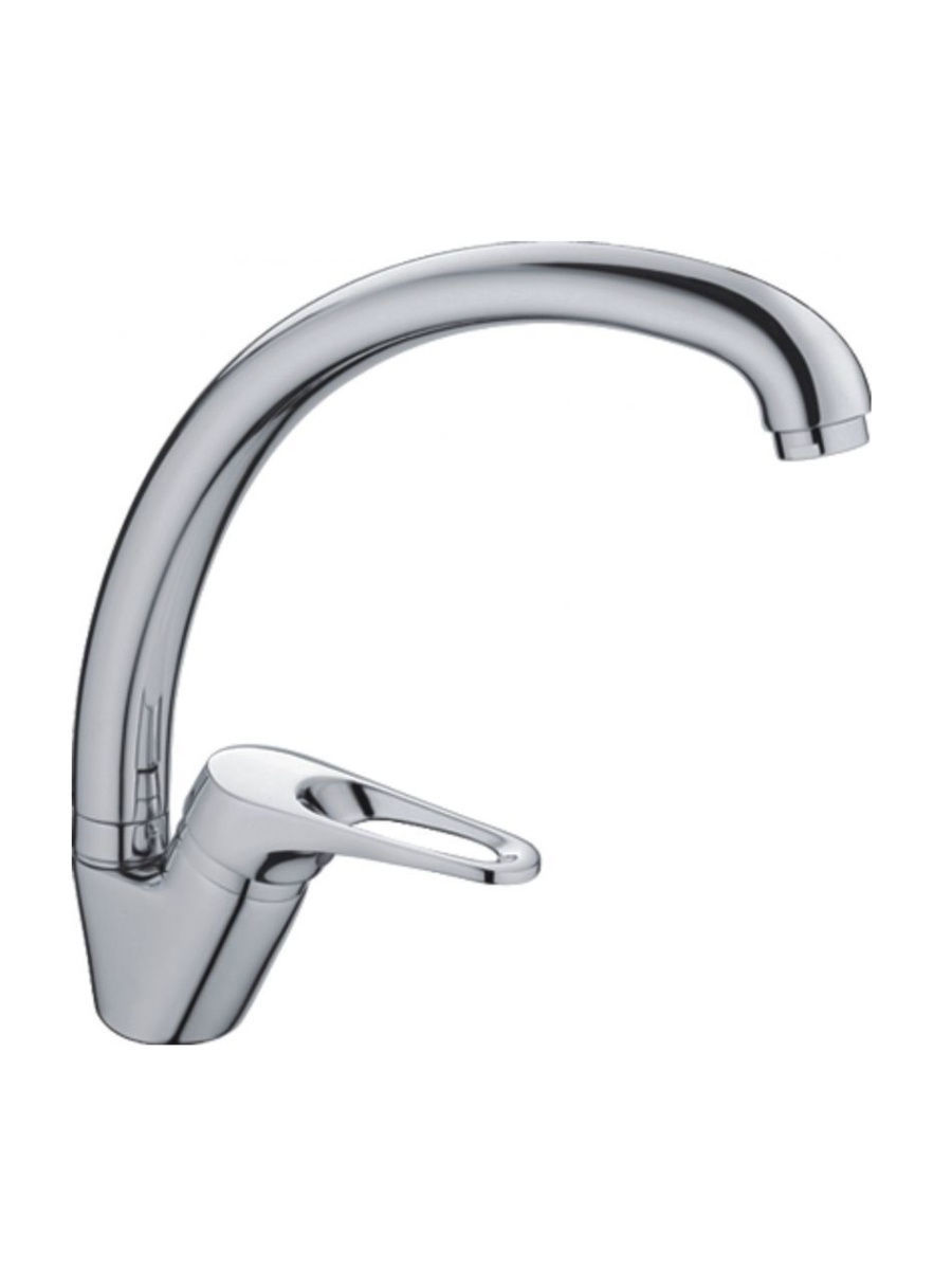 Изображение товара Смеситель для кухни 19.6 см HAIBA HB13 цвет серебристый