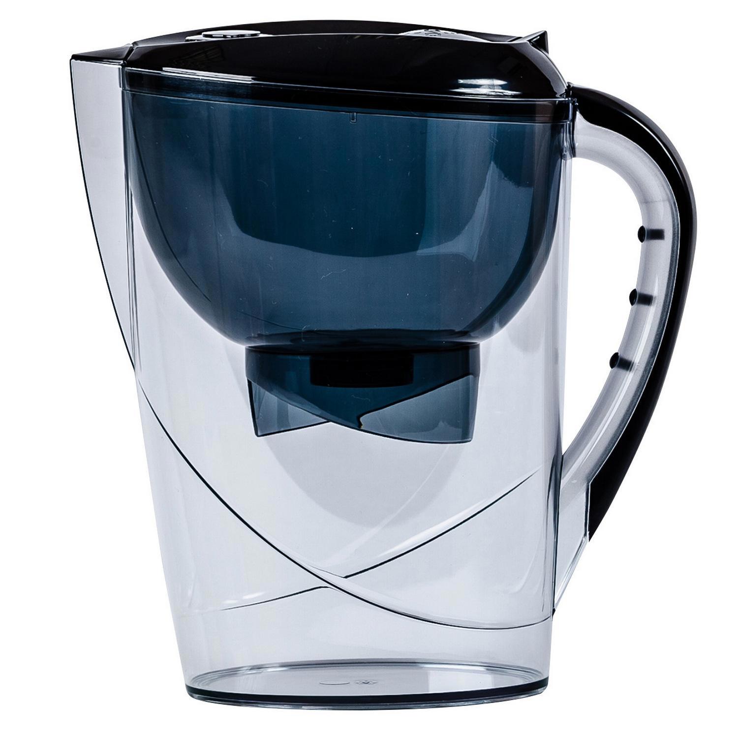 Изображение товара Фильтр-кувшин Гейзер Аквариус 2л графит с фильтром 501 для очистки воды