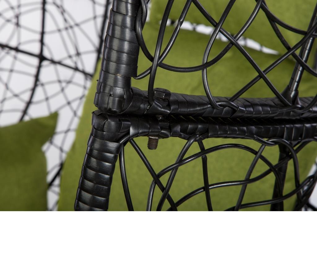 Изображение товара Подвесное кресло ЭКОДИЗАЙН из искусственного ротанга с водоотталкивающей подушкой