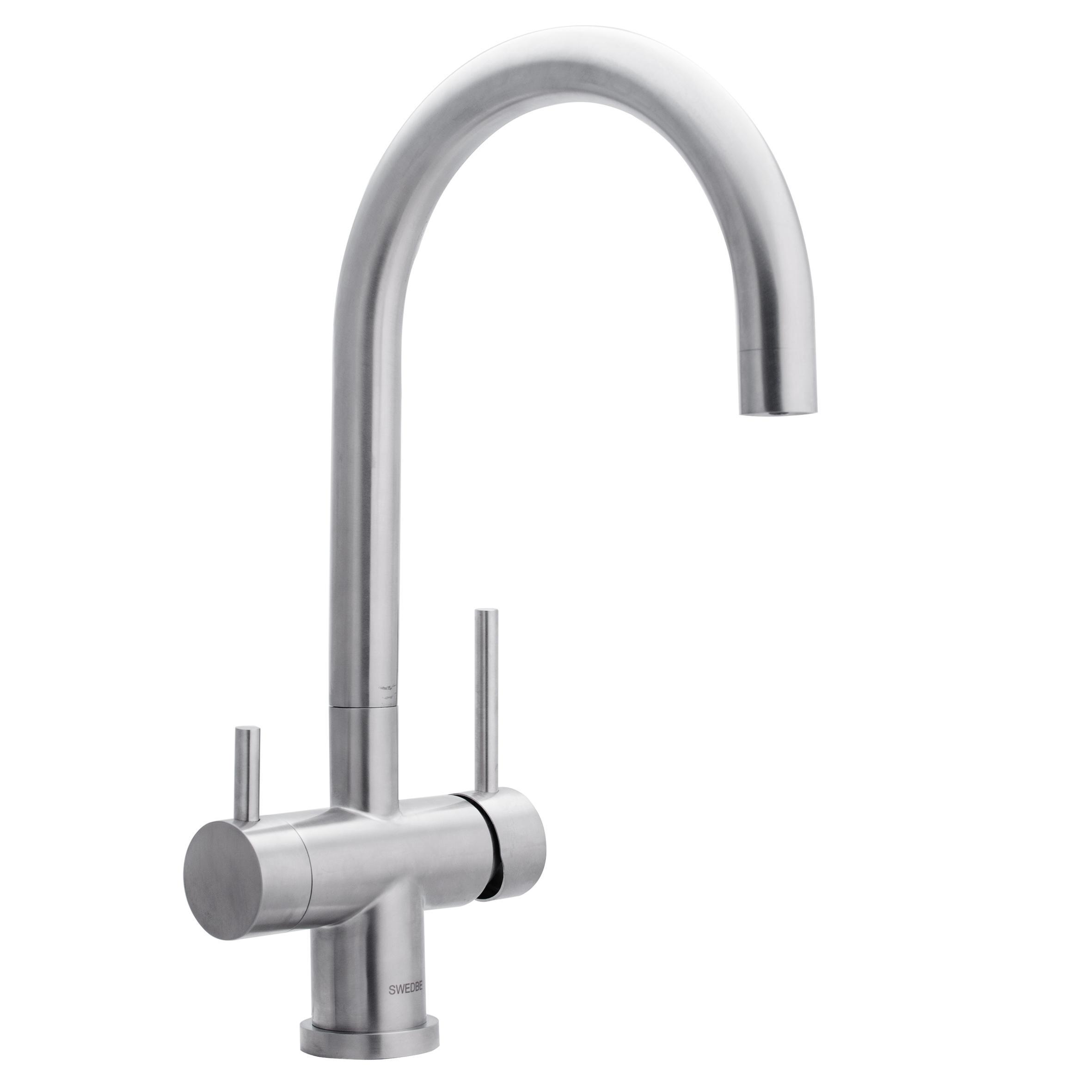 Изображение товара Смеситель для кухни 24.7 см Swedbe 8042 Selene Plus цвет хром Изображение товара Смеситель для кухни 24.7 см Swedbe 8042 Selene Plus цвет хром