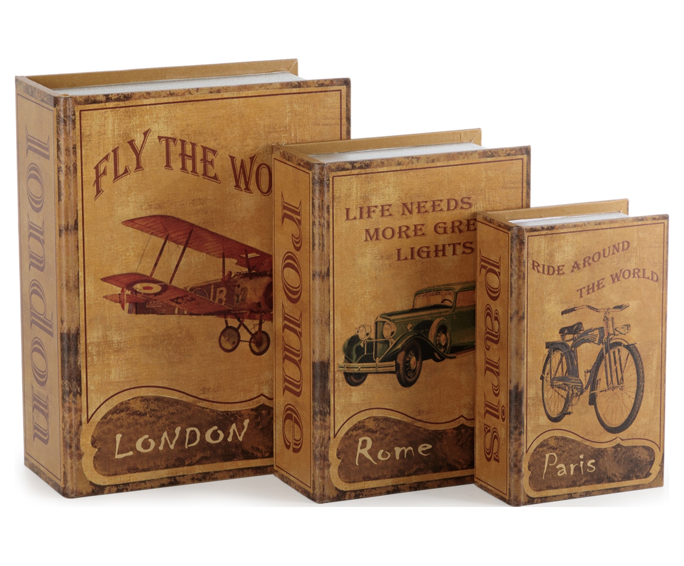 Изображение товара Шкатулки Frank в виде книг 29-518, набор 3 предмета