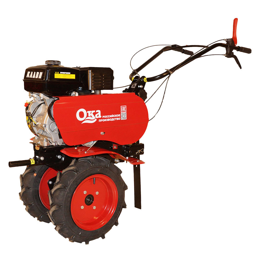 Изображение товара Мотоблок Ока МБ-1Д2М14 КАДВИ 9.0 с мощным двигателем, фрезами и пневмоколесами
