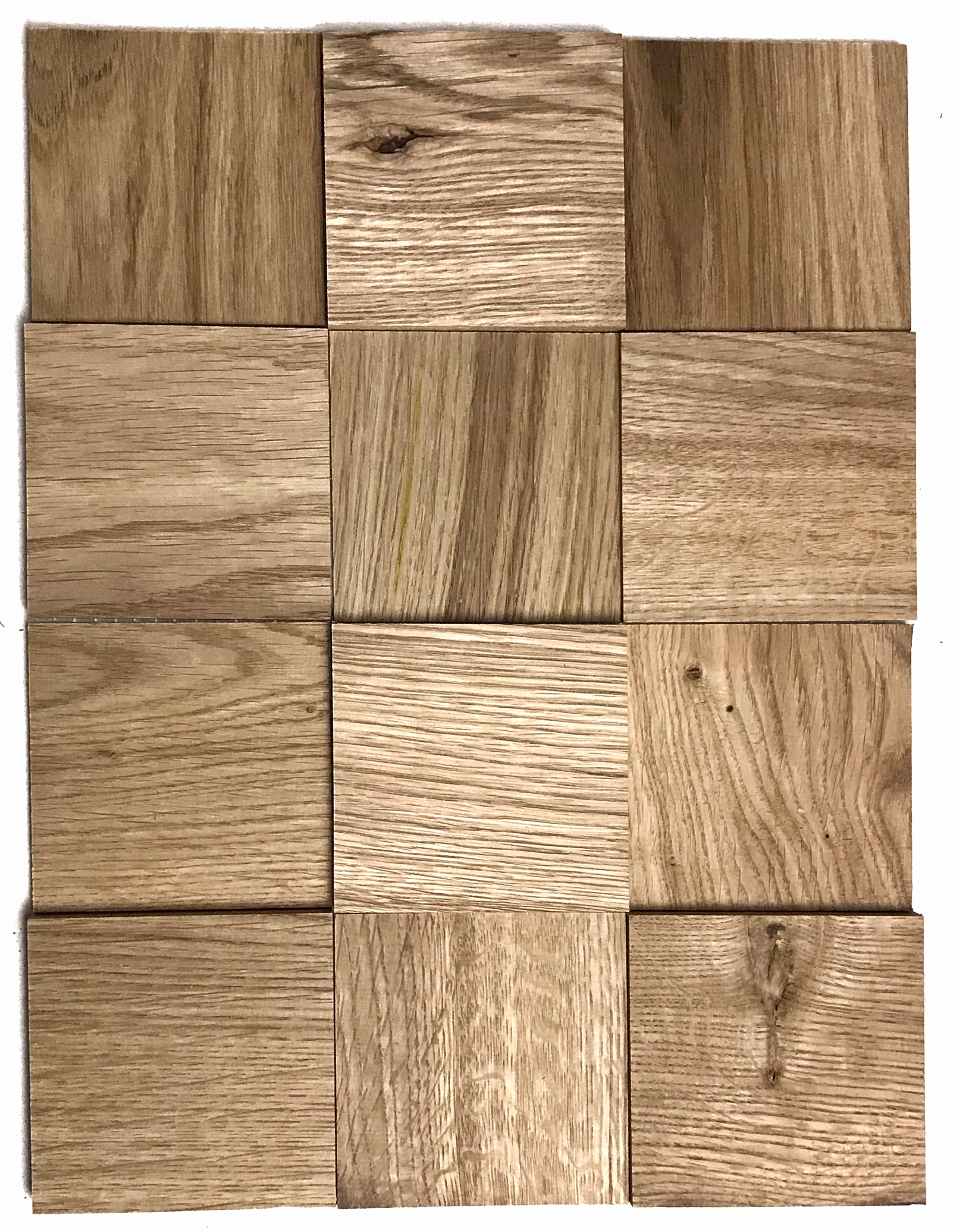 Изображение товара 3D мозаика Arabesco экзотик дуб 100x100 мм 7 шт. 0.84 м²