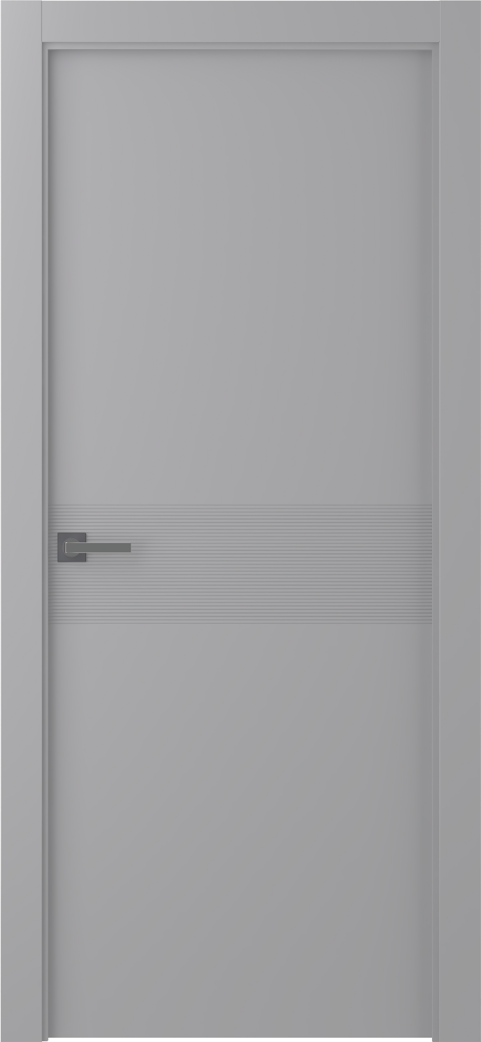 Изображение товара Дверь межкомнатная глухая Ивент 2 эмаль серый 2000x900 мм