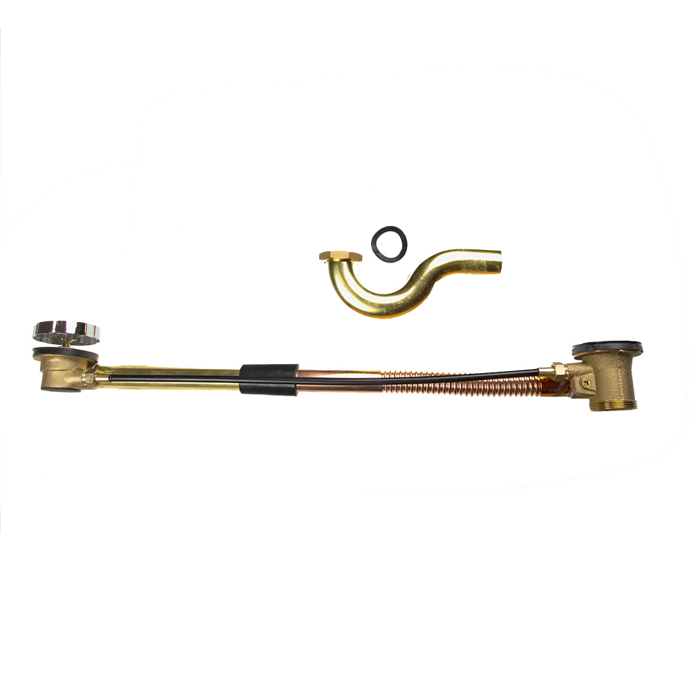 Изображение товара Обвязка для ванны полуавтомат RAIBER R350S-02 латунь хром 55 см