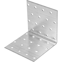 Изображение товара Угол крепежный равносторонний KUR 80x80x80x1.8 оцинкованная сталь цвет серый