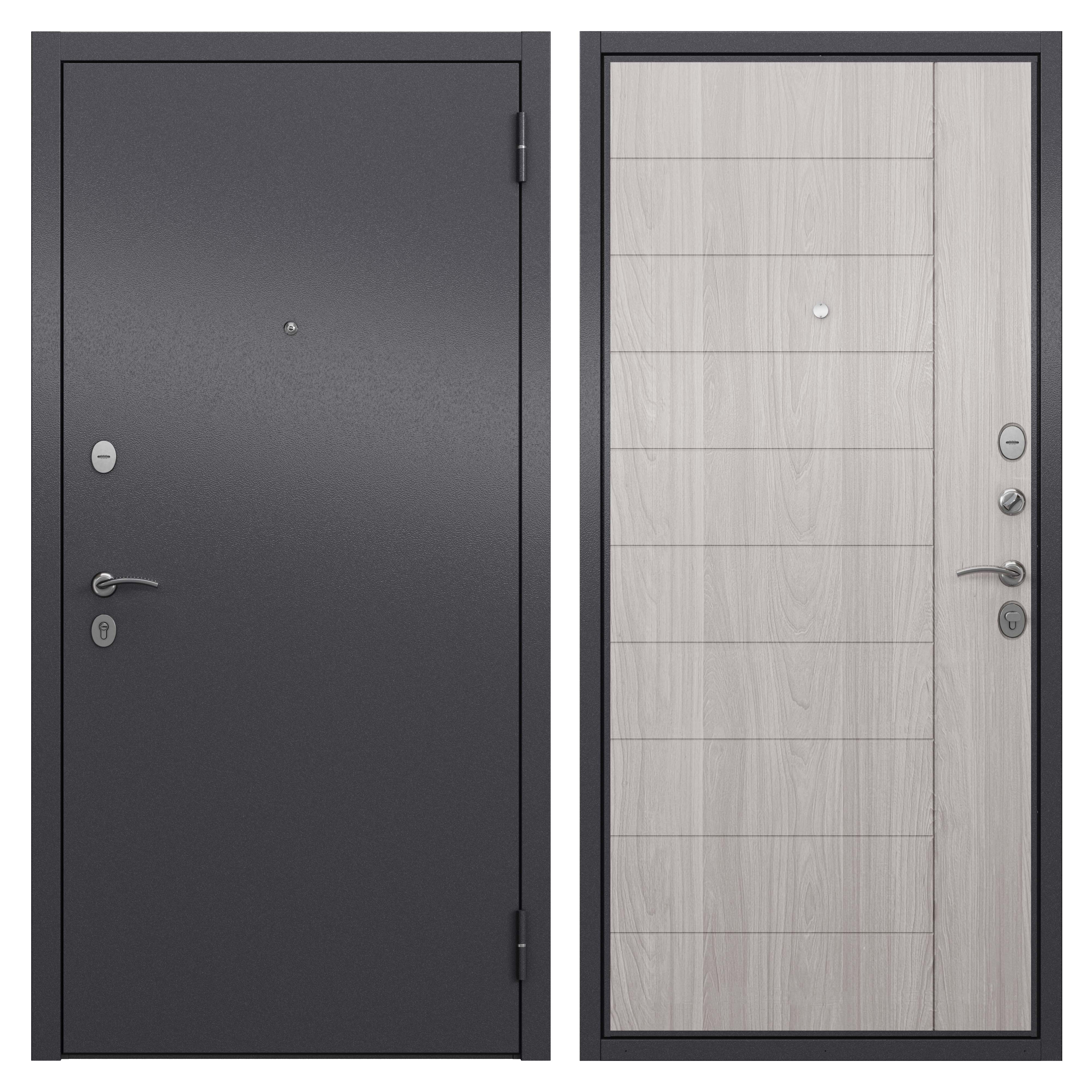 Изображение товара Дверь входная металлическая Вавилон 960 мм правая цвет графит