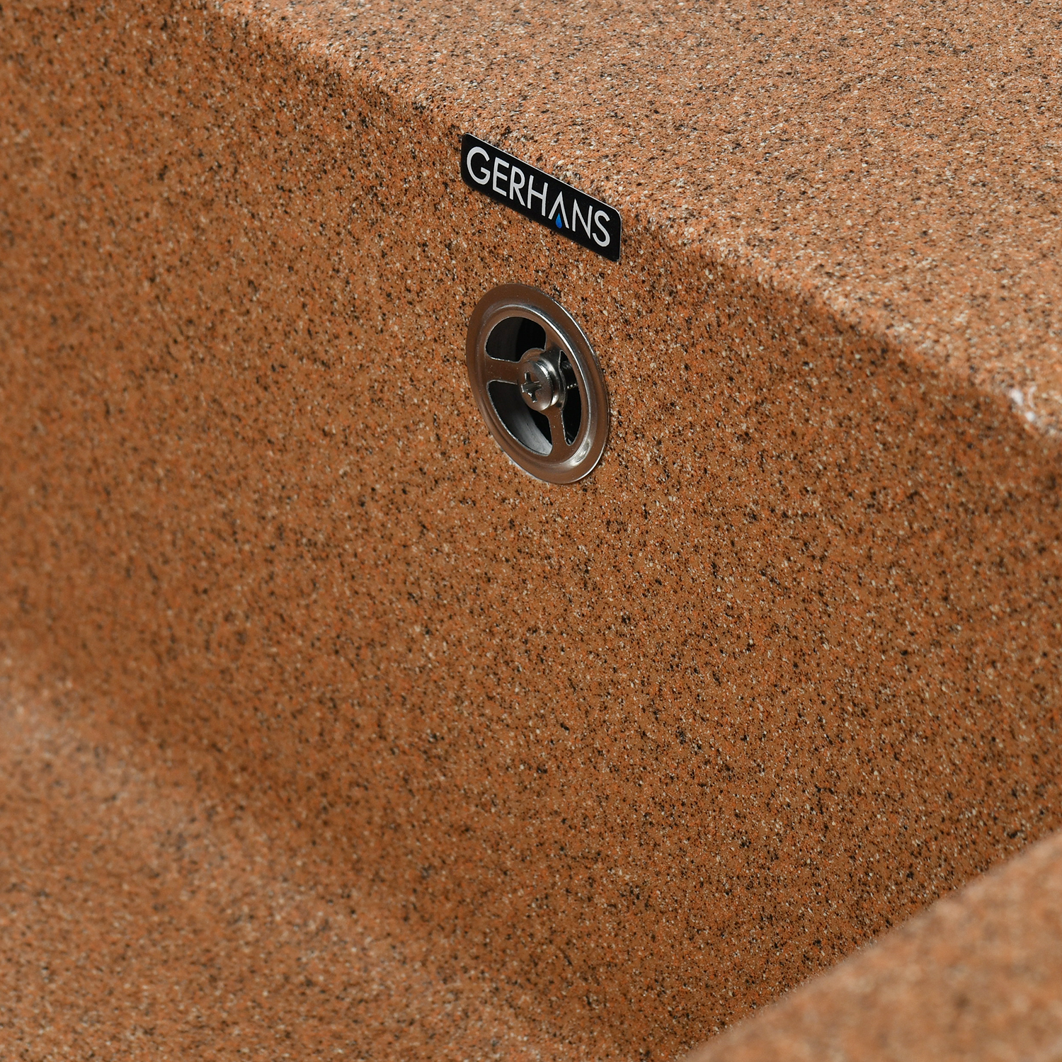 Изображение товара Мойка для кухни из искусственного камня Gerhans B19-23 терракотовая 595х495 мм