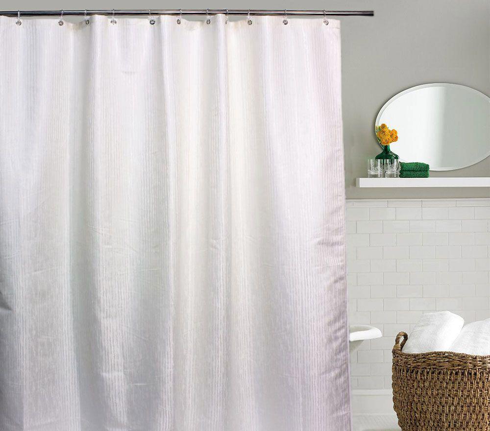 Изображение товара Штора для ванной Bath Plus жаккард Affordable Luxary 200x180, слоновая кость