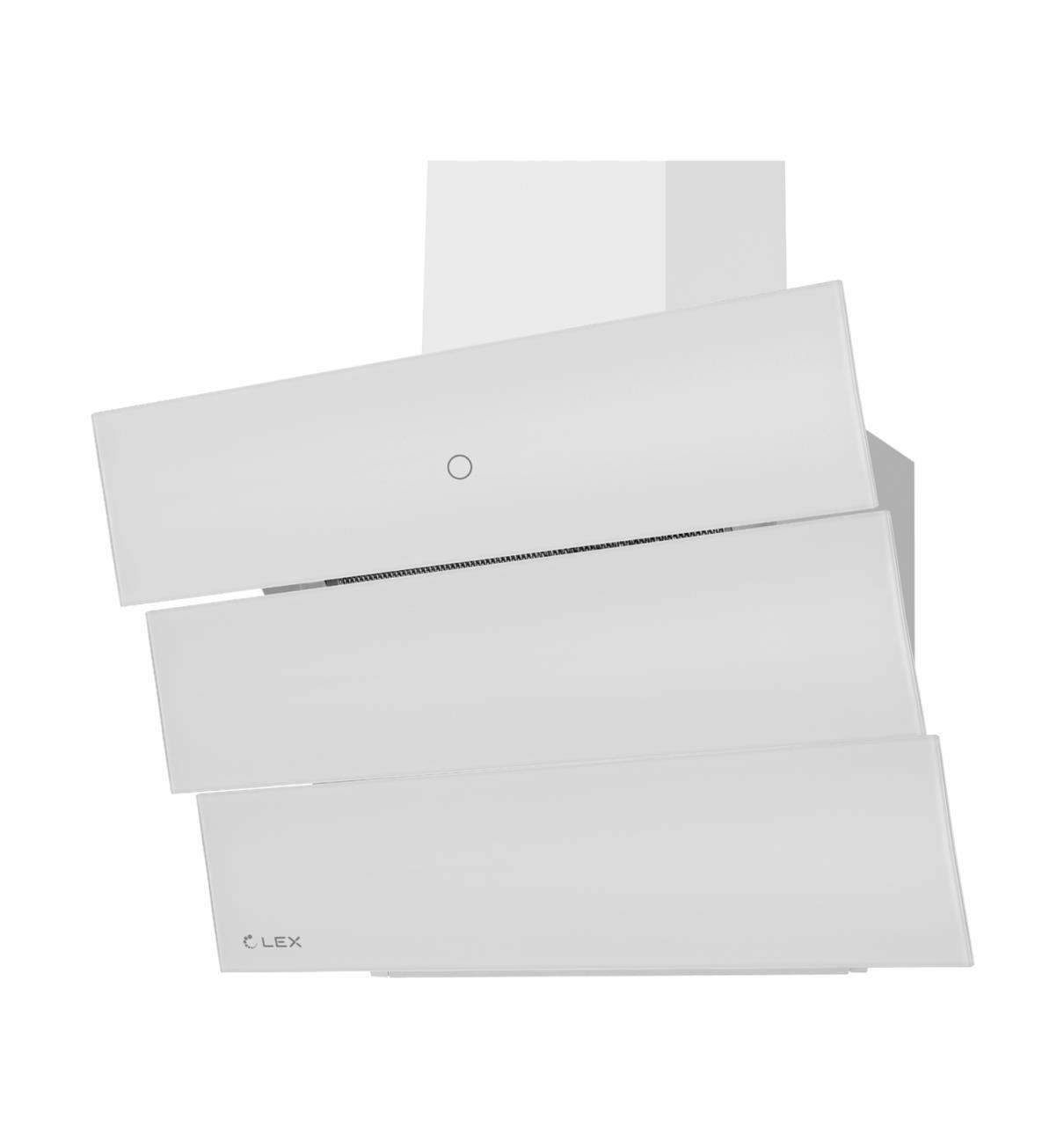 Изображение товара Вытяжка Lex Rio GS 600 White наклонная с LED подсветкой 60 см