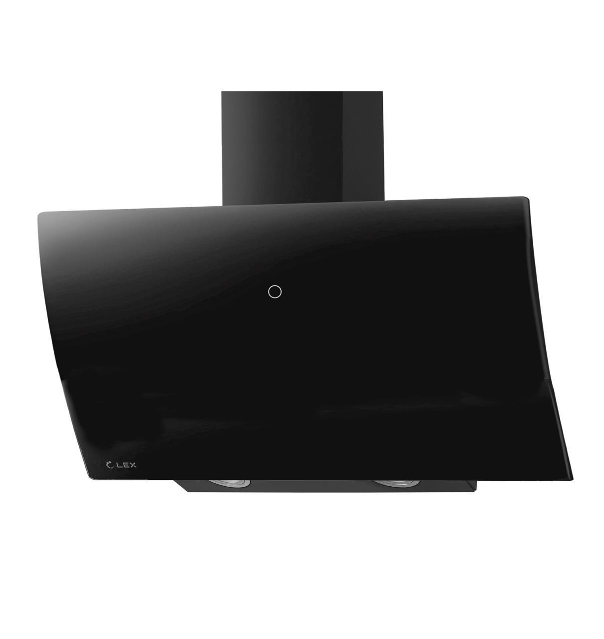 Изображение товара Вытяжка Lex Plaza GS 900 Black 90 см наклонная с LED и таймером