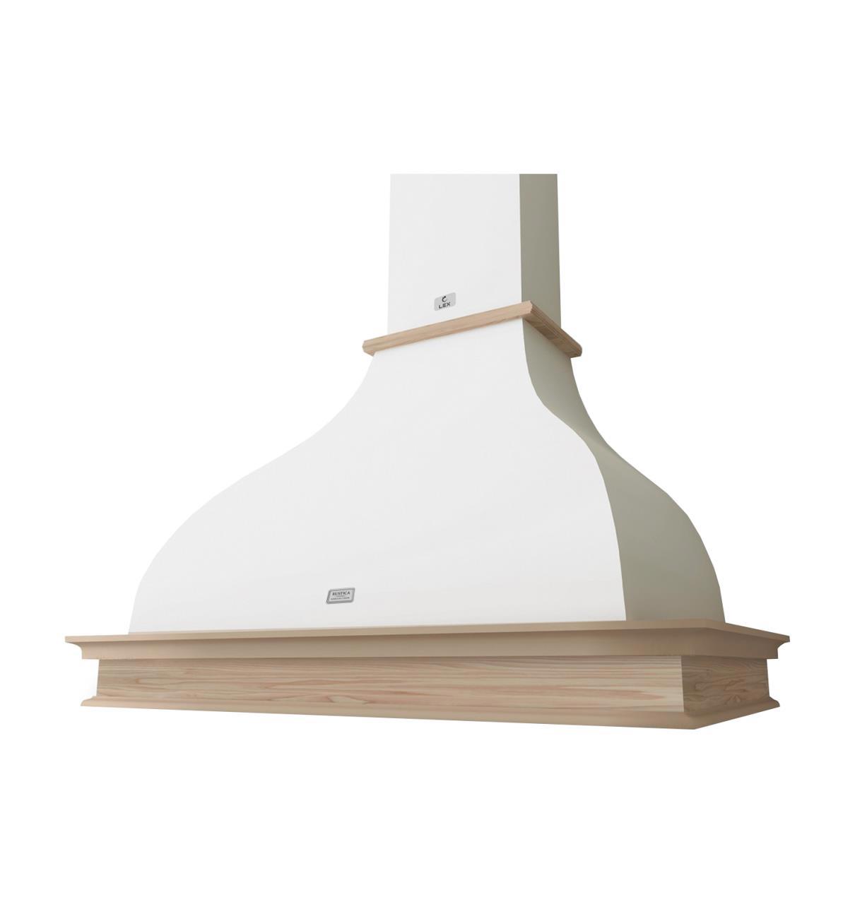 Изображение товара Вытяжка Lex Torino 900 White 90x55x46 см цвет белый