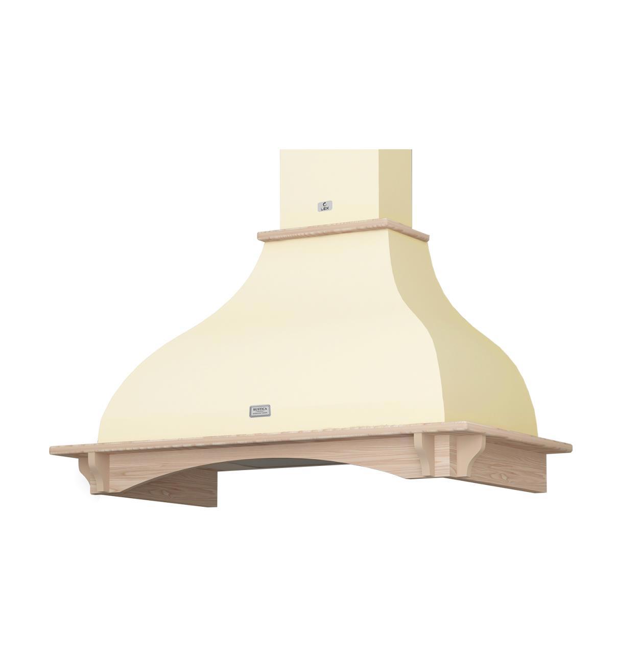 Изображение товара Встраиваемая вытяжка Lex Parma 600 Ivory 60x66x46 см светлый бежевый дизайн