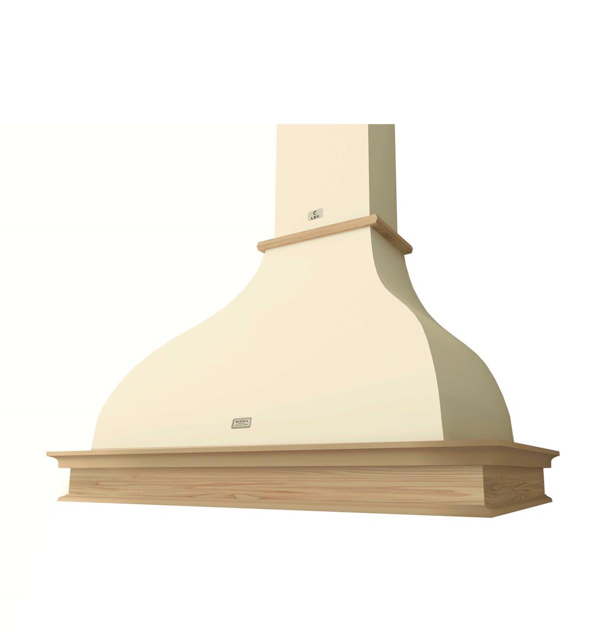 Изображение товара Встраиваемая кухонная вытяжка Lex Torino 900 Ivory 90x55x46 см белая