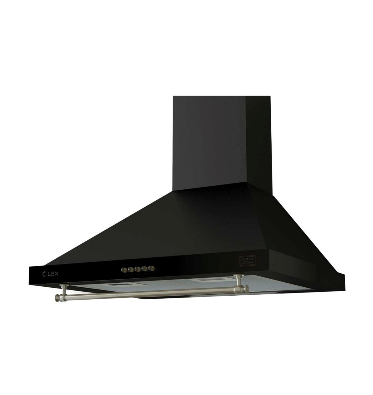 Изображение товара Встроенная кухонная вытяжка Lex Vintage 600 Black 60 см с 3 скоростями