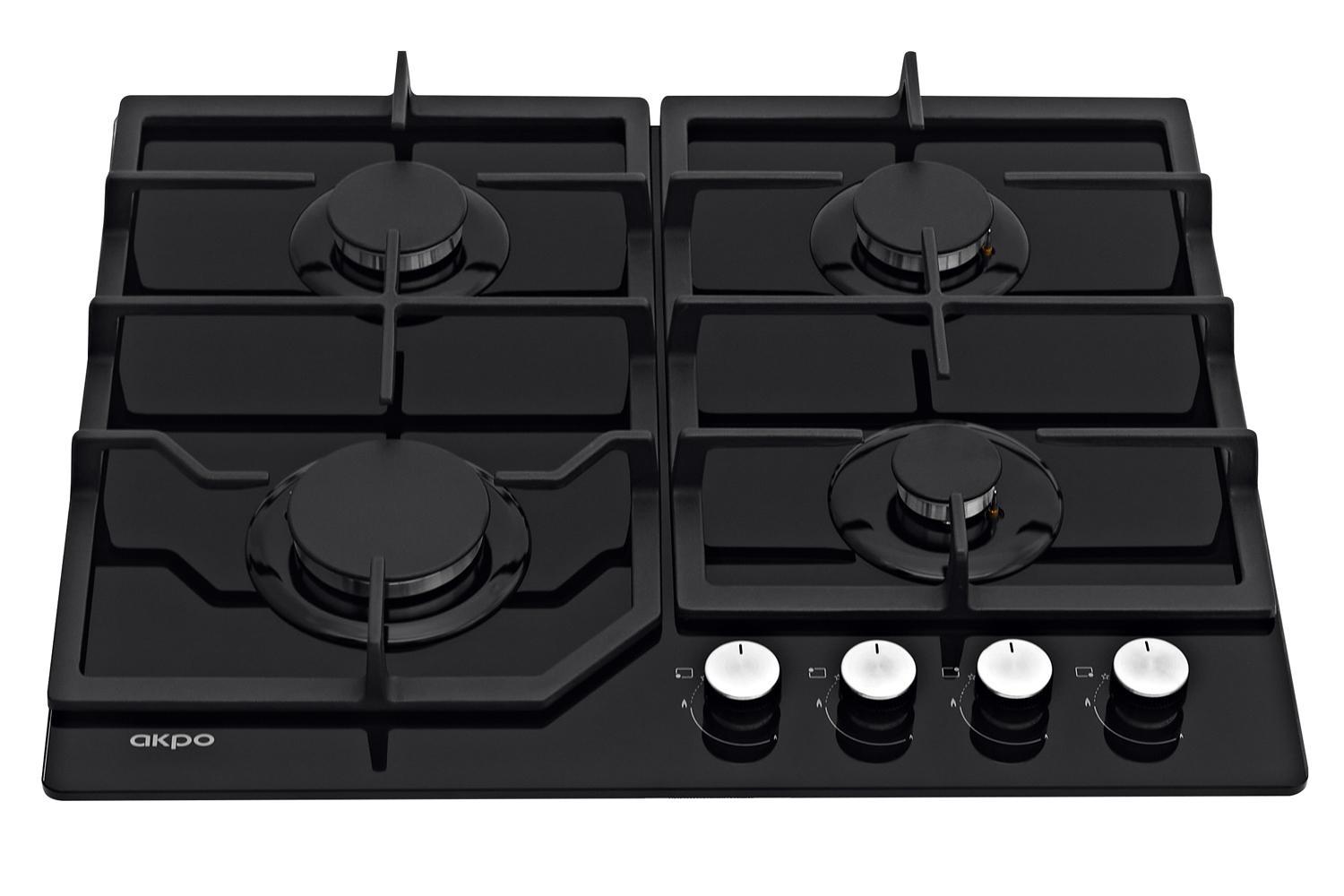 Изображение товара Газовая варочная панель Akpo PGA 604 LGC 60 см 4 конфорки черная