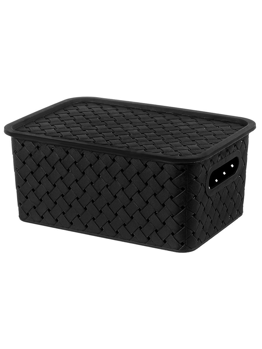 Изображение товара Корзина Violet 811911 17.30x10.50x23.50 см полипропилен цвет черный 1 шт