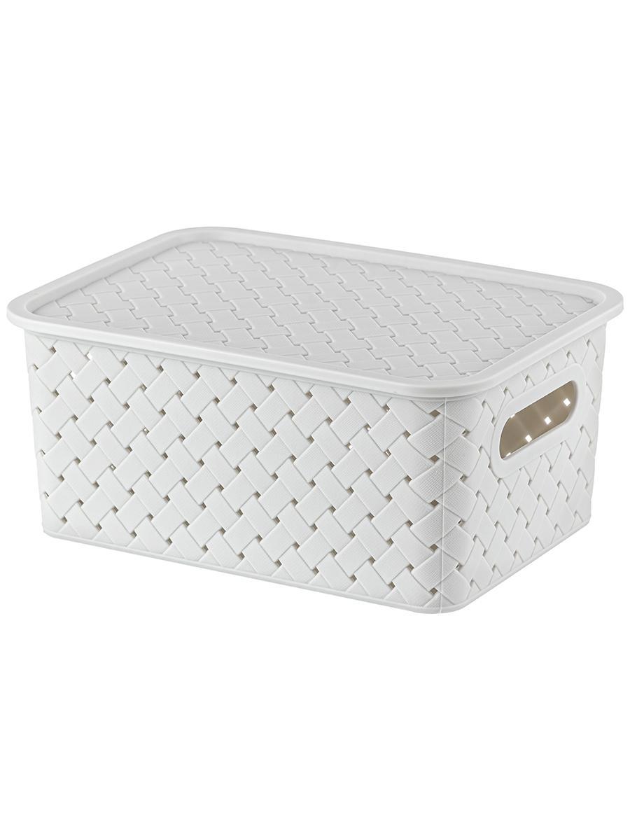 Изображение товара Корзина Violet 811942 17.30x10.50x23.50 см полипропилен цвет светло-серый 1 шт