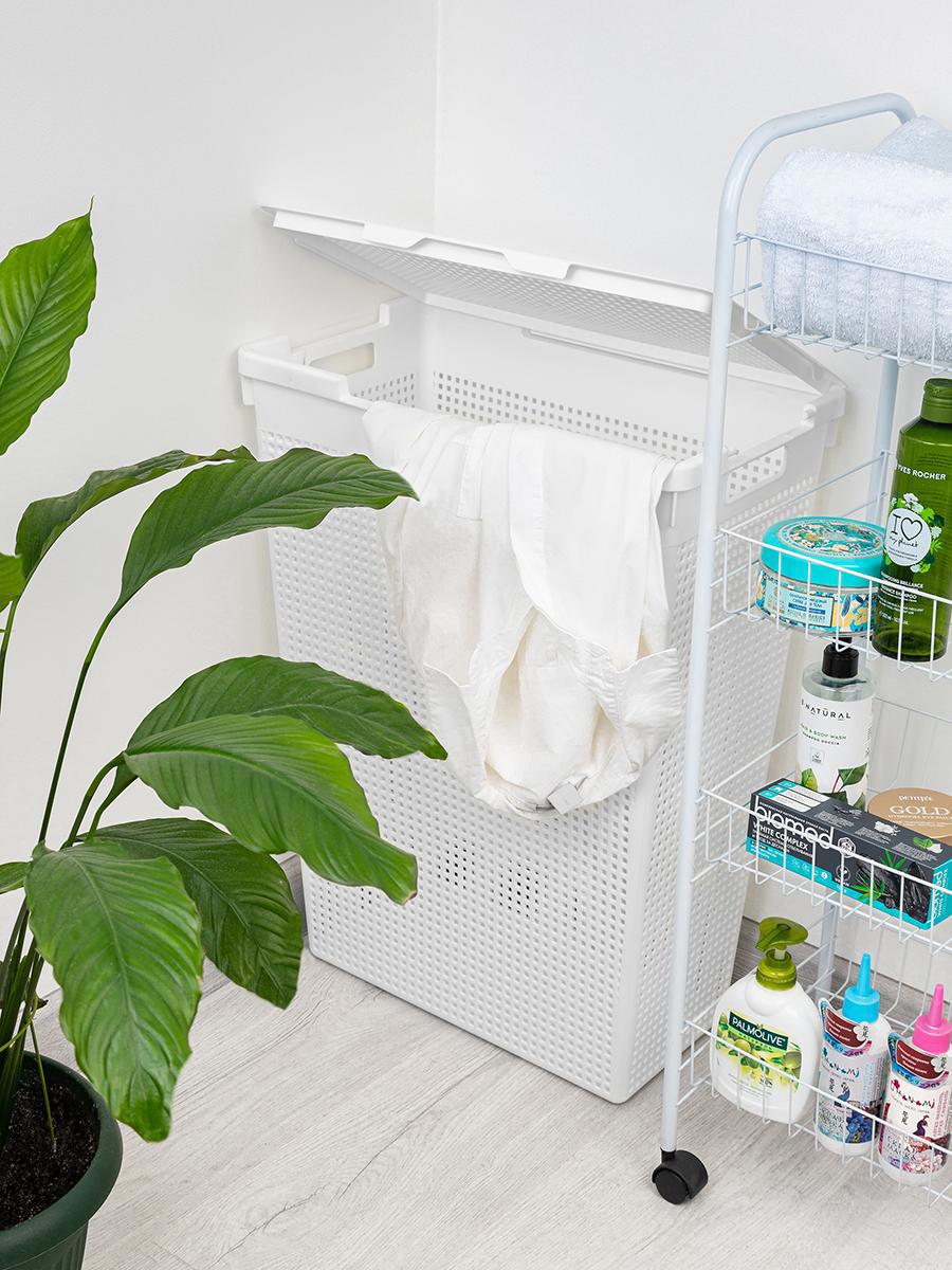 Изображение товара Корзина Violet 811957 26x61.50x45 см полипропилен цвет белый 1 шт