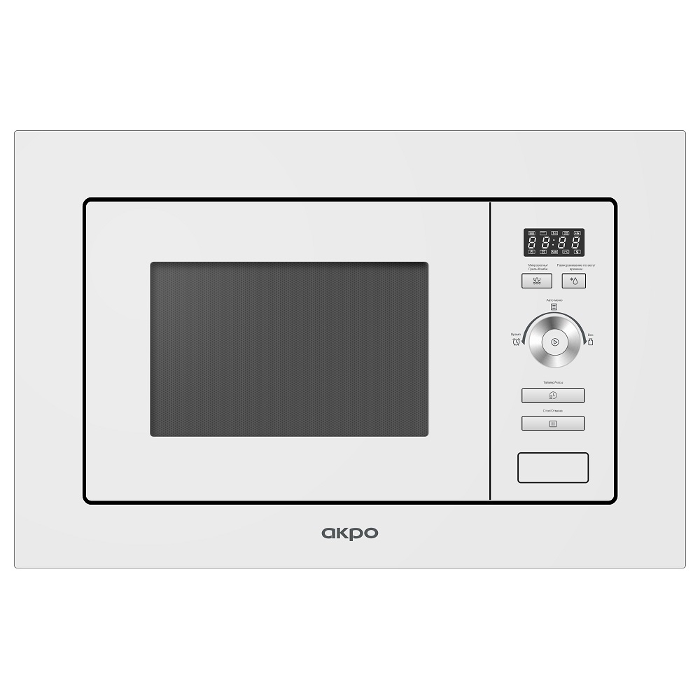 Изображение товара Встраиваемая микроволновая печь AKPO 20 л с грилем и автоматическими программами