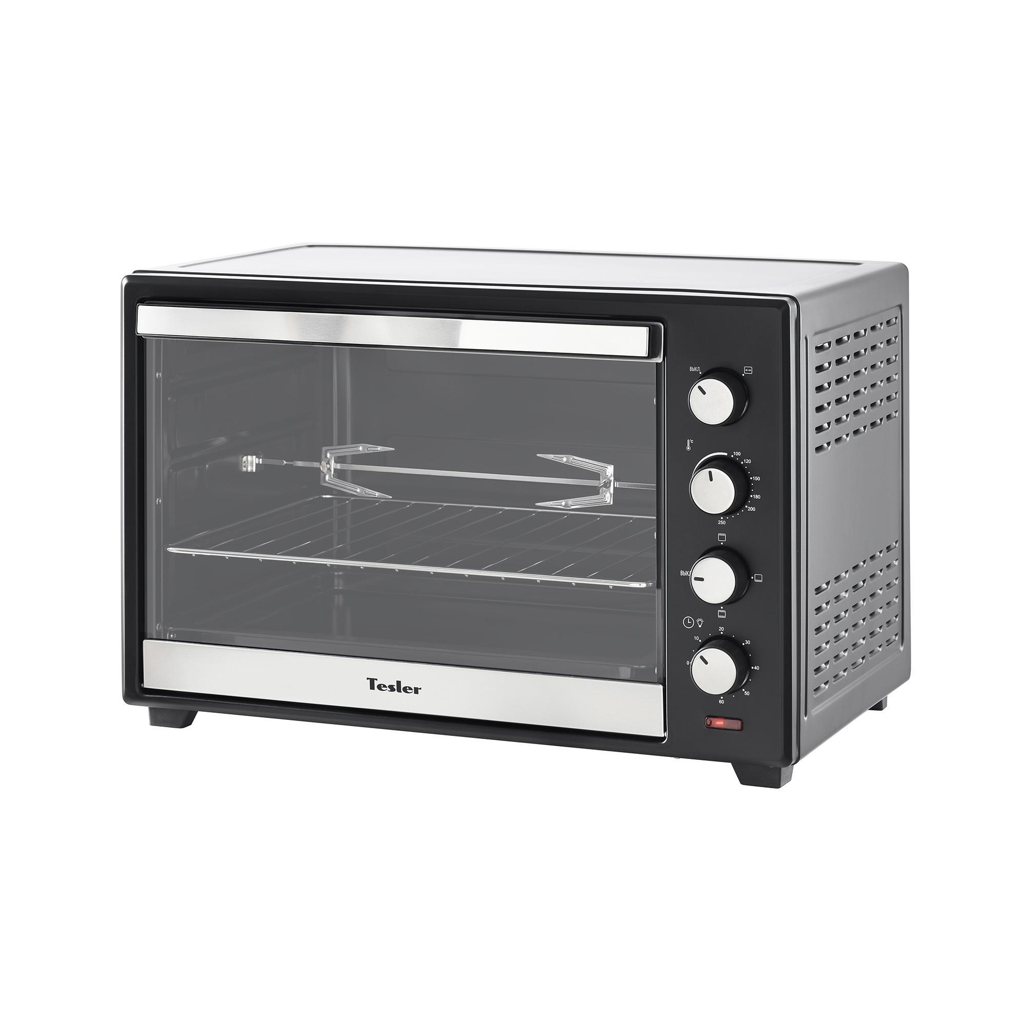 Изображение товара Электрический духовой шкаф TESLER EOG-6000 60л черный с вертелом и таймером