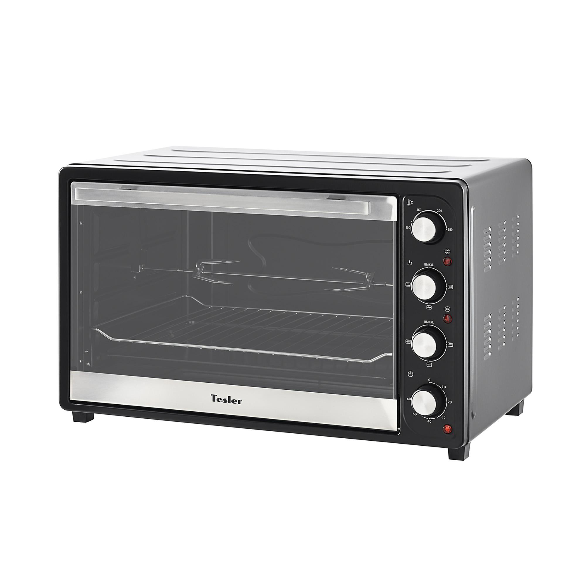 Изображение товара Электрическая мини-печь TESLER EOGC-8000 80 л черная конвекция вертел