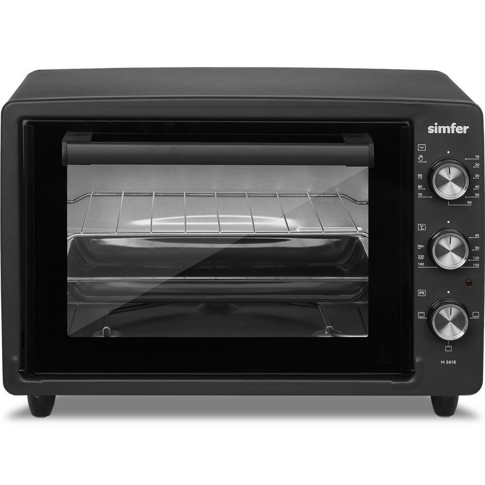 Изображение товара Электрический духовка Simfer M3416 черный 34 л компактная для кухни и дачи