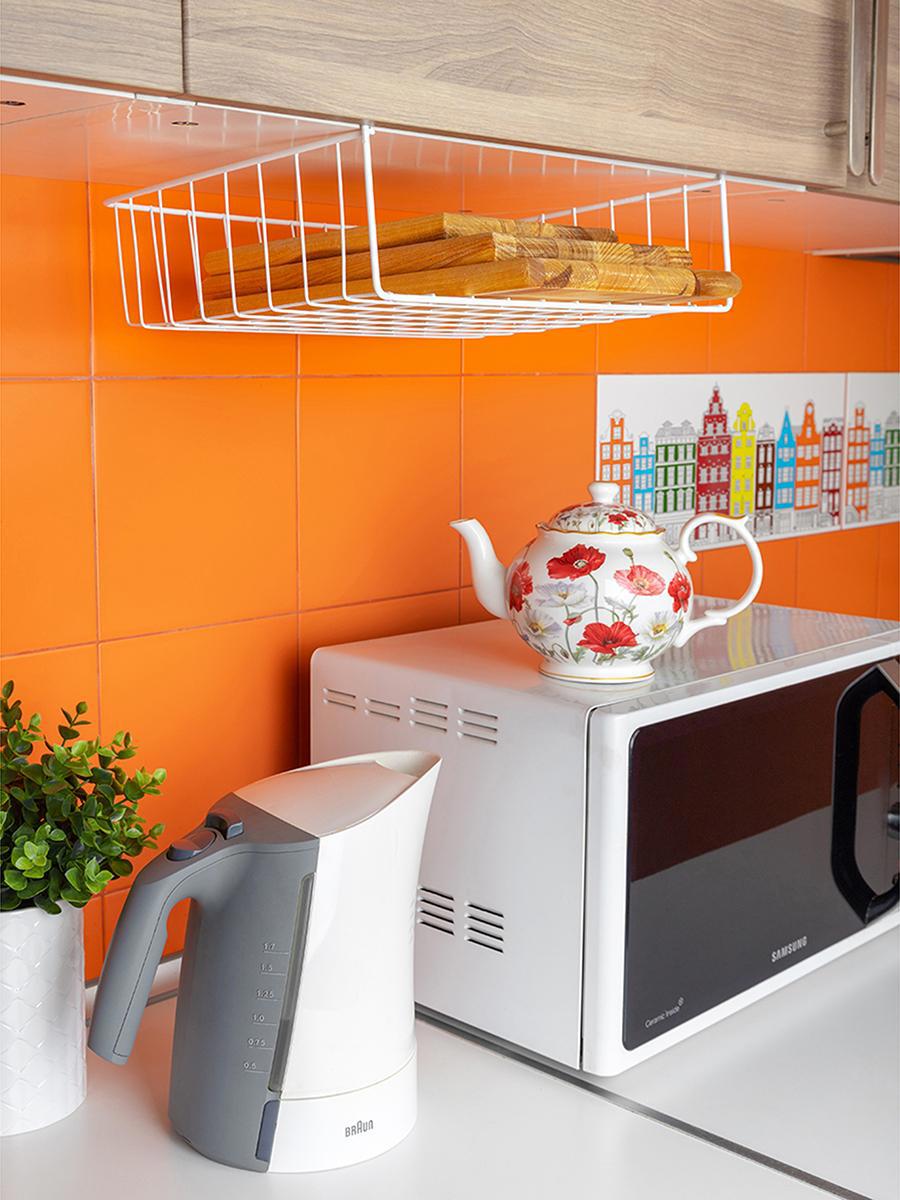 Изображение товара Набор из 2 подвесных корзин Violet 36x28x12 см из полипропилена для хранения