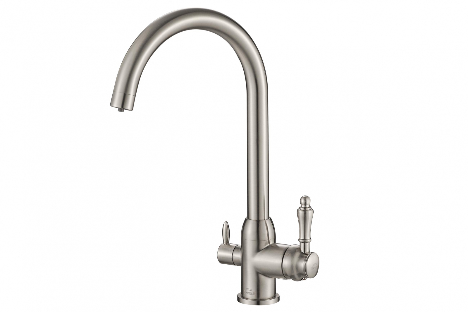 Изображение товара Смеситель для кухни 27.5 см ZORG цвет сатин SH 723 SATIN