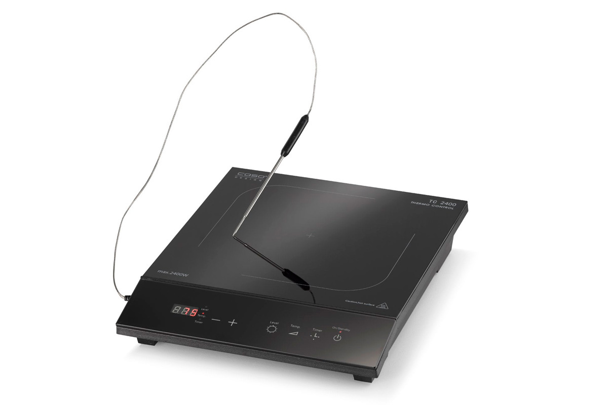 Изображение товара Индукционная настольная плита Caso TC 2400 43 см 1 конфорка цвет черный
